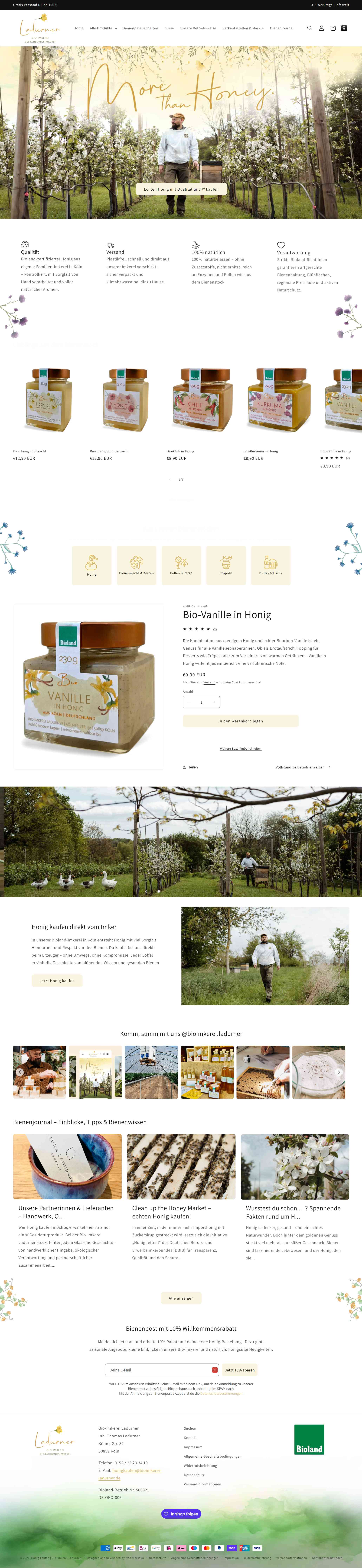 honig kaufen Homepage